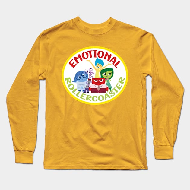 Emotional Rollercoaster - Inside out Long Sleeve T-Shirt by HennyGenius